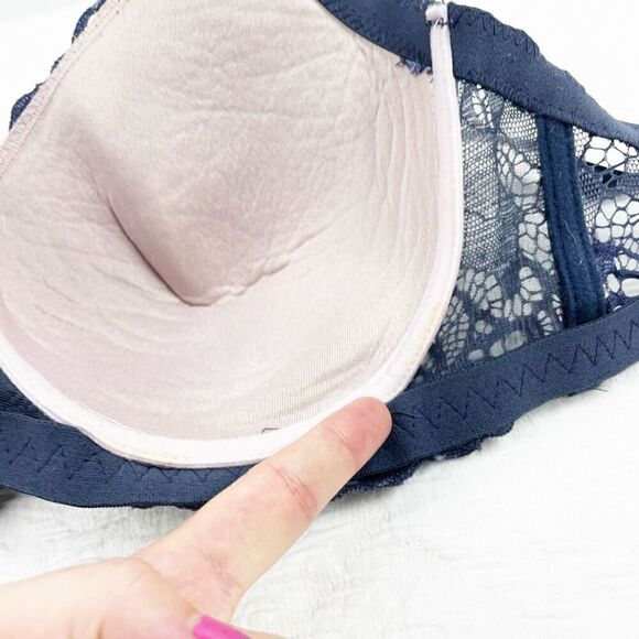 BUY 1 GET 1 FREE 40d lace country blue pink bra - Picture 6 of 11